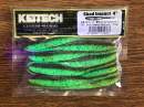 Keitech Shad Impact 4" Green Pumpkin Chartreuse - #401 - UV