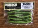 Keitech Shad Impact 4" Green Pumpkin Chartreuse - #401