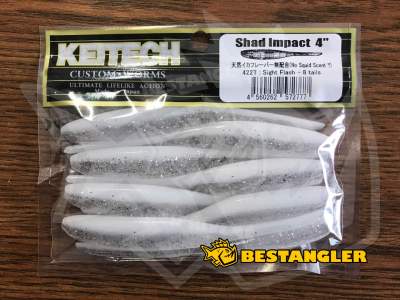 Keitech Shad Impact 4" Sight Flash - #422