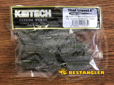 Keitech Shad Impact 4" Silver Flash Minnow - #416