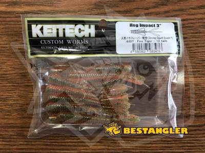 Keitech Hog Impact 3" Fire Tiger - #449