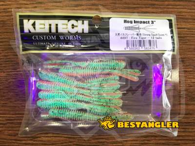 Keitech Hog Impact 3" Fire Tiger - #449 - UV