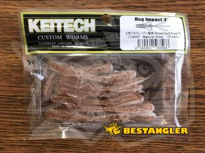 Keitech Hog Impact 3" Natural Craw - CT#04