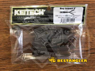 Keitech Hog Impact 3" Red Crawdad - #404