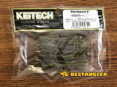 Keitech Hog Impact 3" Sahara Olive FLK. - #309