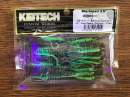 Keitech Hog Impact 3.5" Green Pumpkin Chartreuse - #401 - UV