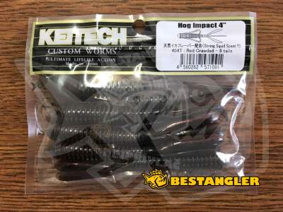 Keitech Hog Impact 4" Red Crawdad - #404