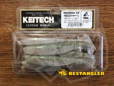 Keitech Easy Shiner 4.5" Ghost Rainbow - #482