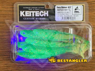 Keitech Easy Shiner 4.5" Fire Perch - CT#23 - UV