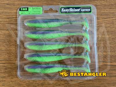 Keitech Easy Shiner 5" Purple Chartreuse - BA#03