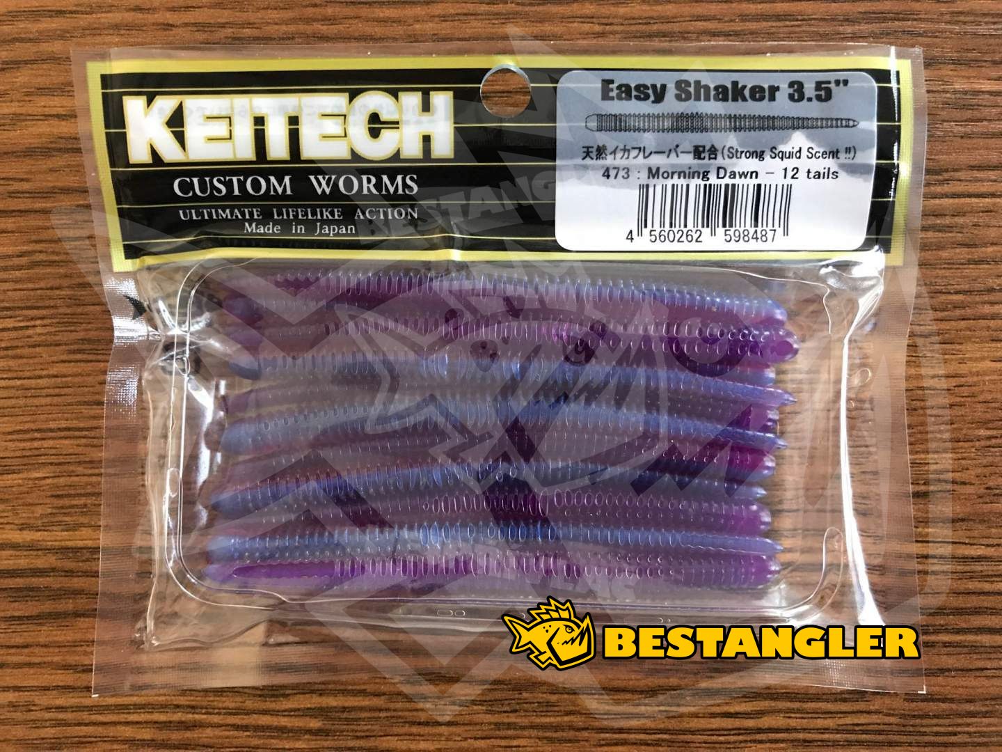 12pcs WORM Dropshot Scented Texas Rig Angeln Wobbler Keitech Easy Shaker 3,5" 
