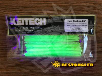 Keitech Easy Shaker 4.5" Chartreuse Ice - LT#16 - UV