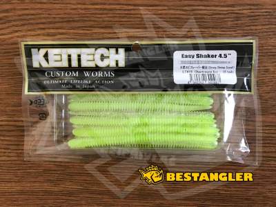 Keitech Easy Shaker 4.5" Chartreuse Ice - LT#16