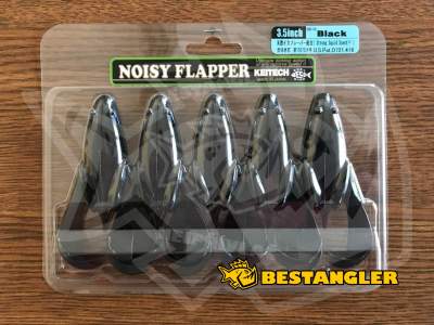 Keitech Noisy Flapper 3.5" Black - #001