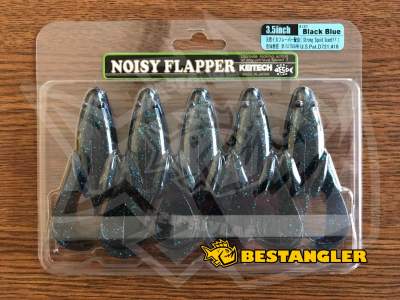 Keitech Noisy Flapper 3.5" Black Blue - #413