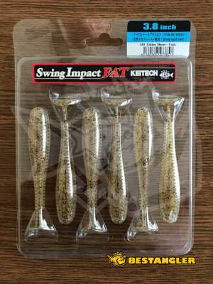 Keitech FAT Swing Impact 3.8" Golden Shiner - #444