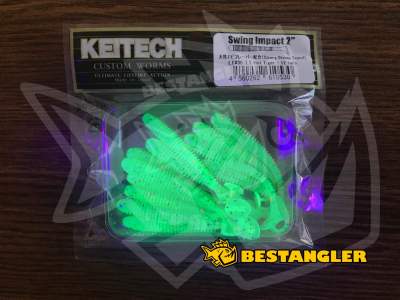 Keitech Swing Impact 2" Hot Tiger - LT#35 - UV