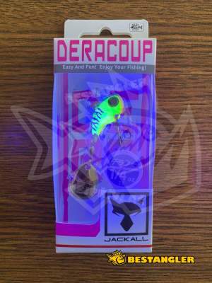 Jackall Deracoup 24 mm 1/4 oz 7 g Blue Back Chartreuse - UV