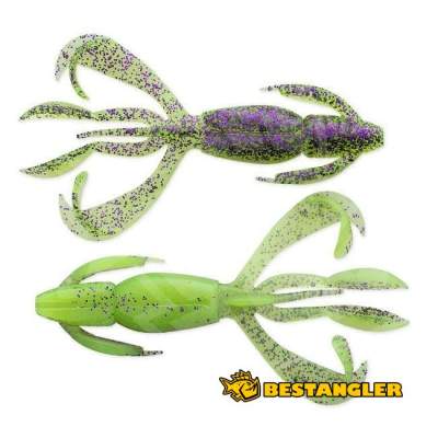 Keitech Crazy Flapper 2.8" Purple Chartreuse