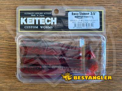 Keitech Easy Shiner 3.5" Black Cherry - #411