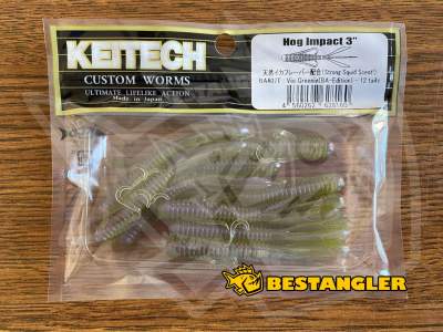 Keitech Hog Impact 3" Vio Greenie - BA#07