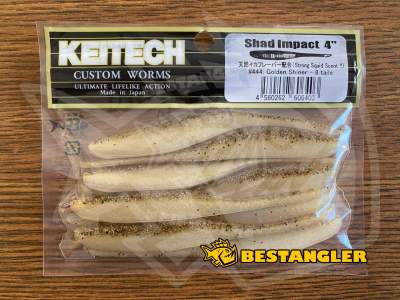 Keitech Shad Impact 4" Golden Shiner - #321