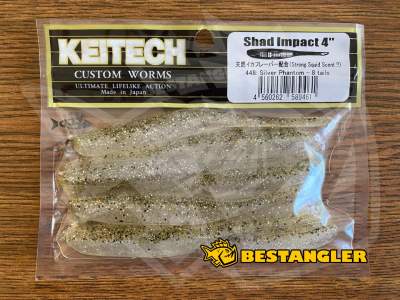 Keitech Shad Impact 4" Silver Phantom - #448