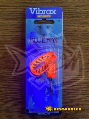 Spinner Blue Fox Vibrax Fluorescent #4 OCW - BFF4 OCW - UV