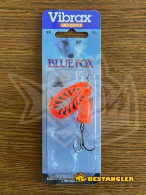 Spinner Blue Fox Vibrax Fluorescent #4 OCW - BFF4 OCW