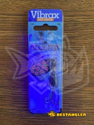 Spinner Blue Fox Vibrax Hot Pepper #3 BYR - BFS3 BYR - UV