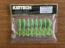 Keitech Crazy Flapper 2.8" Chartreuse Pepper Shad - CT#30