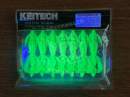 Keitech Crazy Flapper 3.6" Chartreuse Pepper Shad - CT#30 - UV