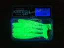 Keitech Easy Shiner 3.5" Chartreuse Red Flake - PAL#01 - UV