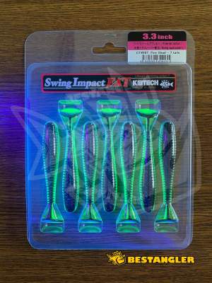 Keitech FAT Swing Impact 3.3" Fire Shad - CT#20 - UV