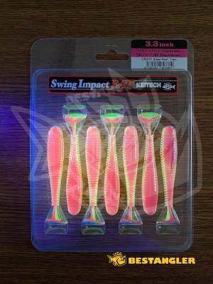 Keitech FAT Swing Impact 3.3" Grape Shad - PAL#12 - UV