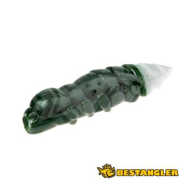 FishUp Pupa 1.2" #140 Dark Olive / White