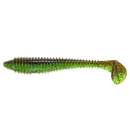 Keitech FAT Swing Impact 6.8" Green Pumpkin Chartreuse - #401