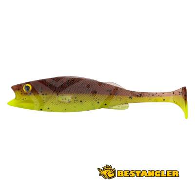 LMAB KOFI Perch Shad 7 cm Green Pumpkin Chartreuse