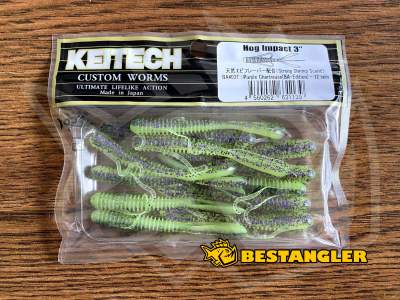 Keitech Hog Impact 3" Purple Chartreuse - BA#03