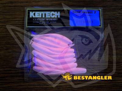 Keitech Shad Impact 2" Bubblegum Shad - #442