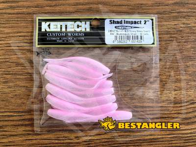 Keitech Shad Impact 2" Bubblegum Shad - #442