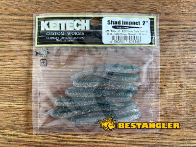 Keitech Shad Impact 2" Hasu (Silver Shiner) - #431