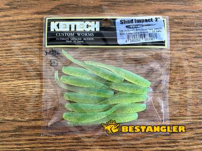 Keitech Shad Impact 2" Lime / Chartreuse - #424