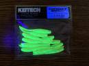 Keitech Shad Impact 2" Motoroil / Chartreuse - CT#14