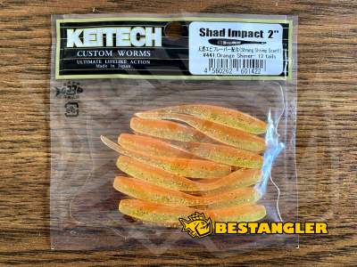 Keitech Shad Impact 2" Orange Shiner - #441