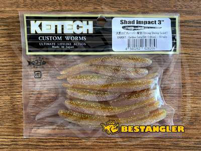 Keitech Shad Impact 3" Golden Goby - BA#06