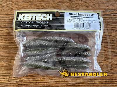 Keitech Shad Impact 3" Silver Flash Minnow - #416