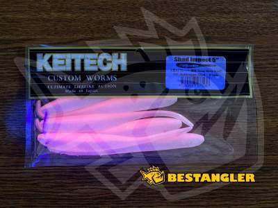Keitech Shad Impact 5" Bubblegum Shad - #442