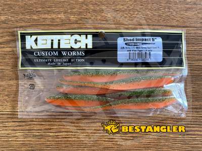 Keitech Shad Impact 5" Fire Tiger - #449