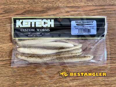 Keitech Shad Impact 5" Golden Shiner - #444